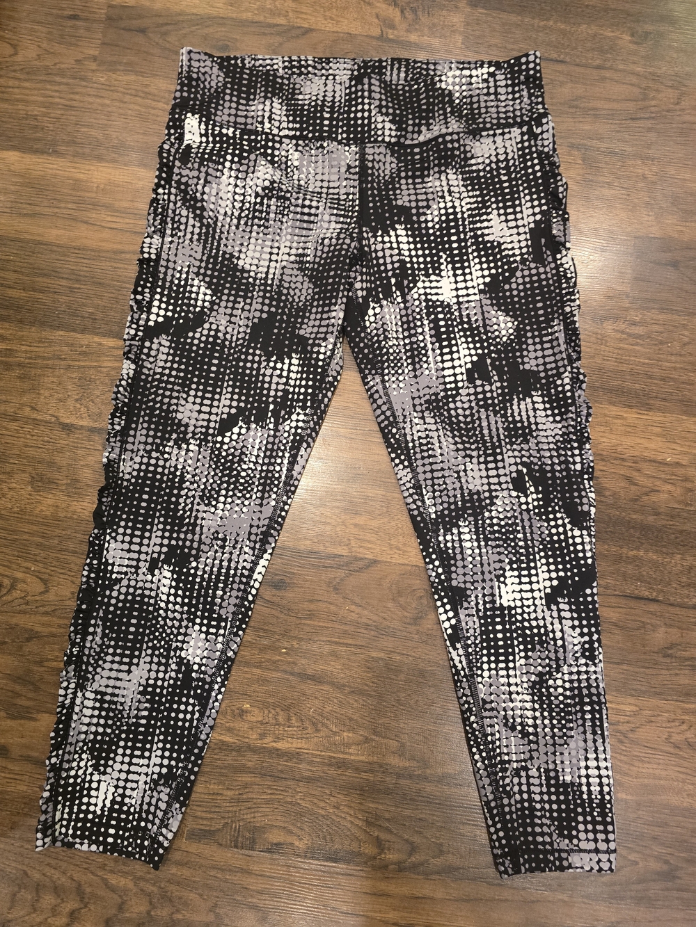 Calvin Klein Performance Black and Gray Printed Leggings
